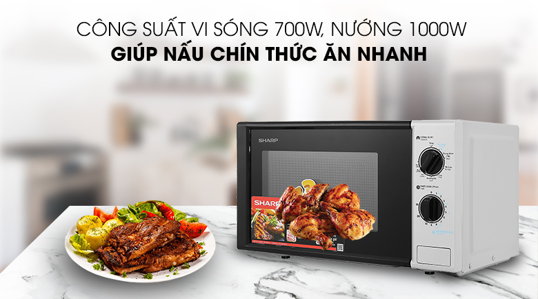 Top 3 Lò Vi Sóng Sharp 20 Lít Có Nướng Bán Chạy Nhất Tháng 6/2022